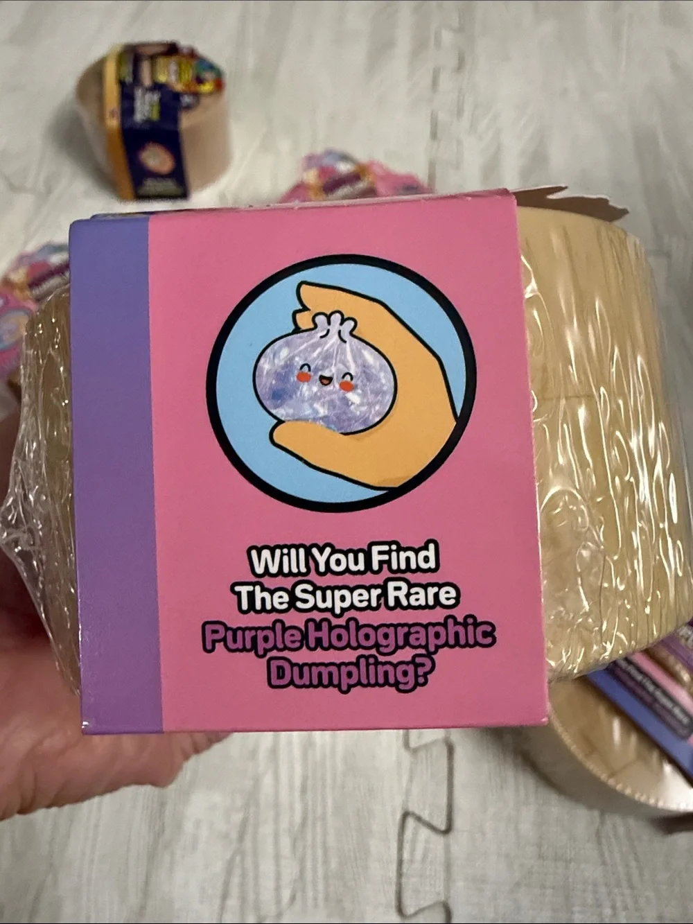 RMS Squishy Mystery Bun Dumpling Purple Holographic Edition